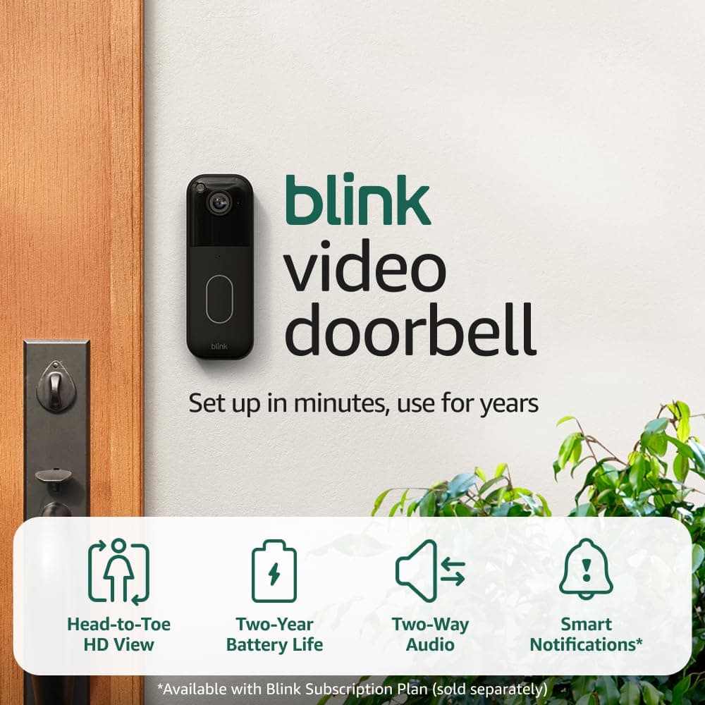 Blink Video Doorbell – Head-to-toe HD view