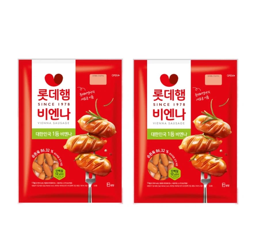 [네이버] 비엔나 소세지 1KG 2개 (16,910원) (19)