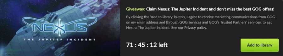 [GOG] Nexus: The Jupiter Incident 무료 (5)