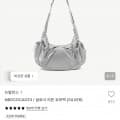 [29CM]뉴발 글로시 리본 호보백 실버 (39,120원/무료)