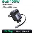 UGREEN 100W GaN 충전기 USB-C 케이블 ($26.63/무료)