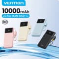 Vention 22.5W 10000mAh 보조배터리($10.45/무료)