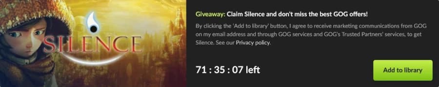 [GOG] Silence 무료 (2)