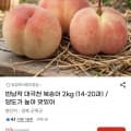 [지마켓]반납작 대극천 복숭아 2kg (9,990원/무료)