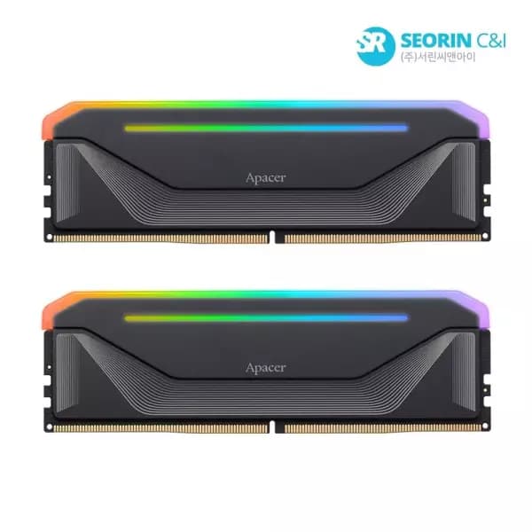 [11번가]서린공식 Apacer DDR5-6000 CL38 NOX RGB 32GB(16Gx2) 외 64GB 535,990원 + 배송비 2,500원