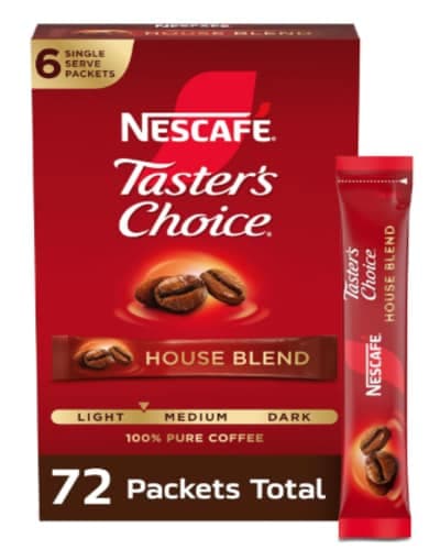 아마존미국) 네스카페 테이스터스 초이스 하우스 커피 72pk $18.72