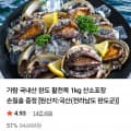 [네이버]완도산 활전복 1kg 12~14미 (16,370원/무배)