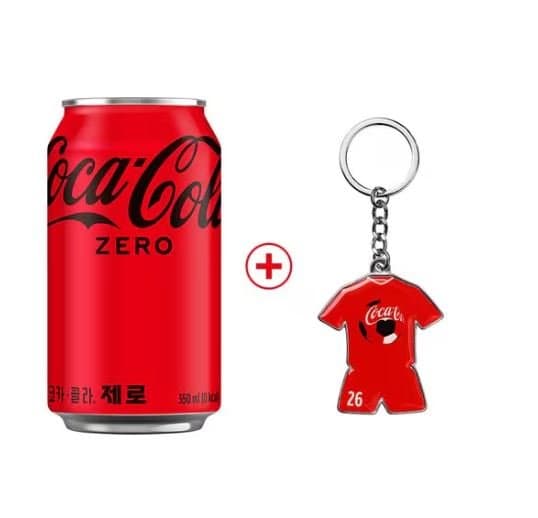 [ssg]코카콜라제로 350ml * 24입+월드컵 유니폼 키링_M (15,900원/무료)