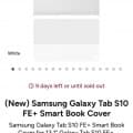 [woot]갤럭시탭 s10fe+ 북커버 화이트(17.99달러/ 아마존 프라임 무료)