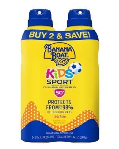 아마존미국) 아이들이 써도 안전한 바나나보트 썬스프레이 2pk $13.86