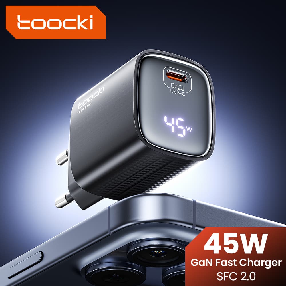 Toocki 67W GaN USB 디지털 디스플레이 충전기 KR 플러그 ($12.60 / (약: 18,464원))