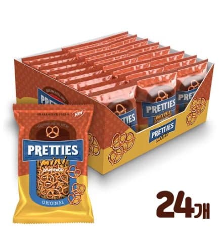 프레티스 미니 프레첼 42.5g, 24개 (7,960원/무료)
