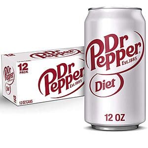 12-pk 12-oz Diet Dr Pepper Soda 2 for ($9.15 / (약: 13,268원))