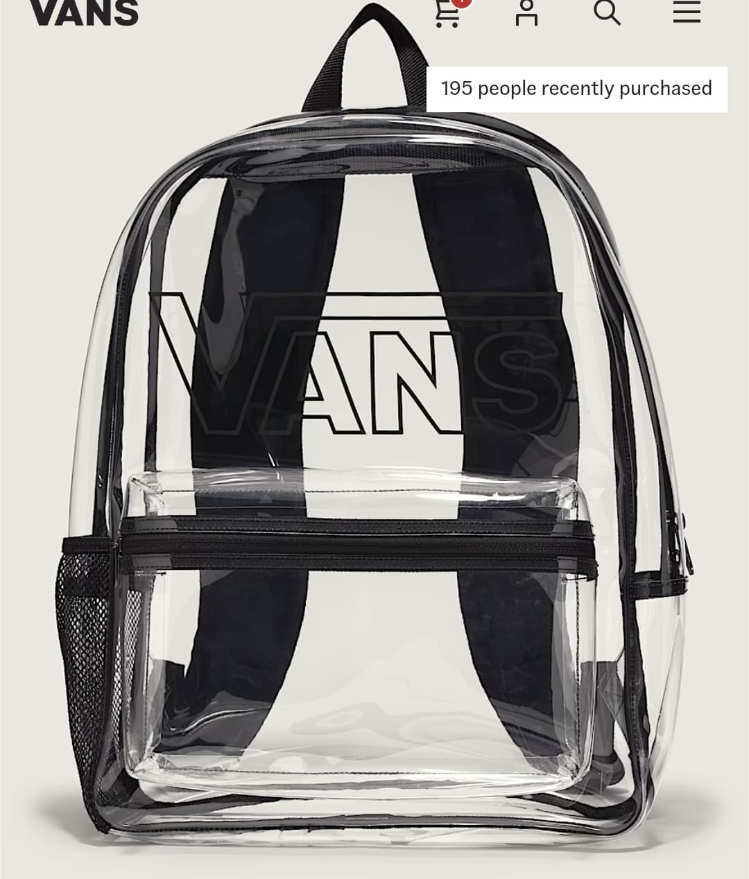 Vans) Old Skool Clear Backpack $28 등 30프로 할인/세일 상품 40프로 세일