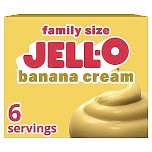 5.1-Oz Jell-O Banana Cream Instant Pudding & Pie Filling Mix ($1.40 / (약: 2,030원))