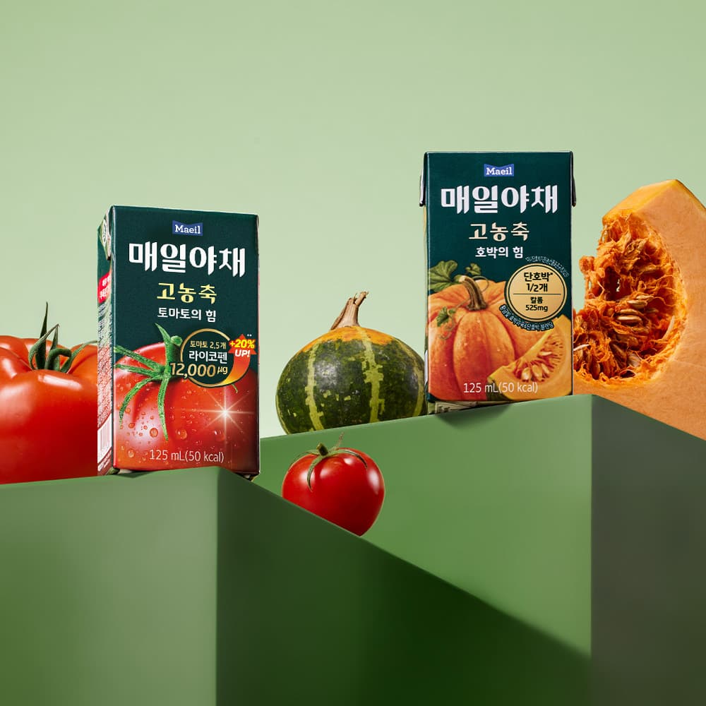 토스) 매일유업 토마토의 힘+ 호박의 힘 48개 23,900원 (무료배송)
