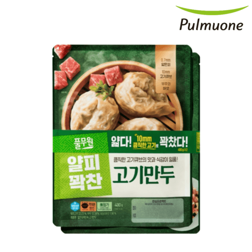 [롯데마트제타]풀무원 얄피꽉찬 고기만두기획 (400G*2입)(9980/3000) (0원 / 무료배송)