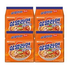 [G마켓] 삼양 삼양라면 20입(5입x4개) 멀티팩 10,800원 (무료배송)