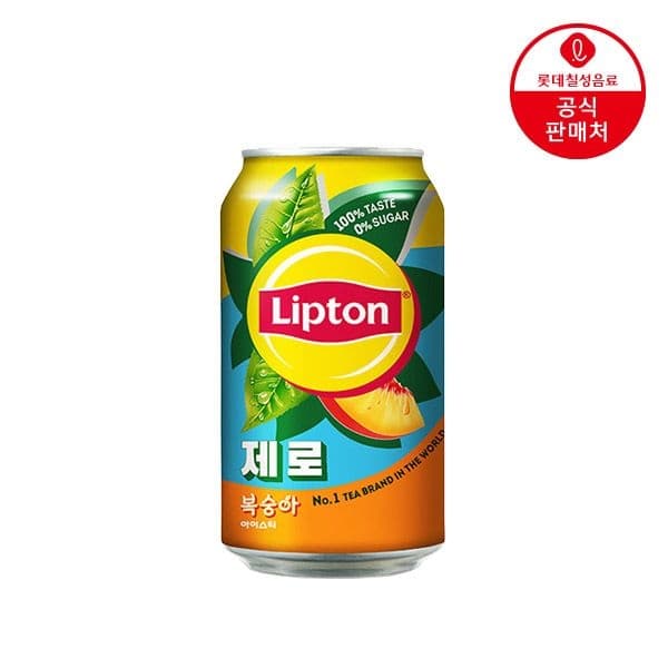 립톤 제로 복숭아 아이스티 355ml 24캔 (11,550원 / 무료배송)