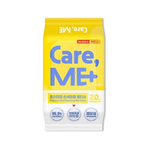 케어미 손세정용 물티슈 20매 10팩 (4,900원 / 무료배송)