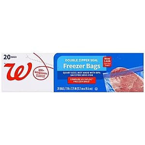 Walgreens Food Storage Bags : Freezer, Storage, Snack Bags 3 for ($2.40 / (약: 3,480원))