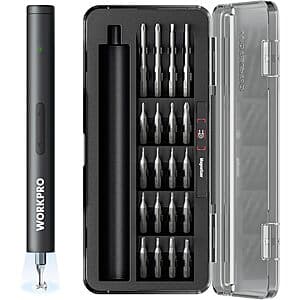 : 20-in-1 WORKPRO 3.6V Electric Screwdriver w Magnetizer & Bits ($27.99 / (약: 40,336원))