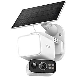 Tapo 2K Outdoor Solar Floodlight Security Camera Kit Earn 25% w Prime Visa ($81.99 / (약: 118,155원))