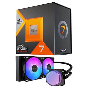 AMD Ryzen 7 7800X3D 4.2 GHz CPU Cooler Master Elite Liquid 240 CPU AIO Cooler ($388.98 / (약: 560,559원))
