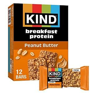 Select Kind Breakfast Protein Bars, Snack Bars, Granola, Granola Bars & More Extra 40% Off w S&S ($0.00 / 무료배송)