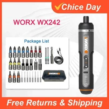 WORX WX242 미니 전동 드라이버 세트 ($38.35 / (약: 55,266원))