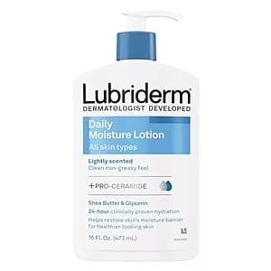 16-Oz Lubriderm Daily Moisture Hydrating Body & Hand Lotion w Vitamin B5 ($4.60 / (약: 6,629원))
