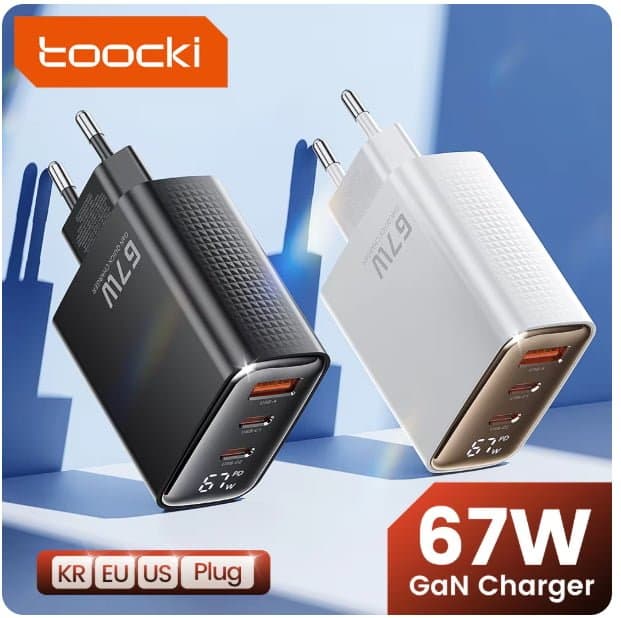 [코인특가]Toocki 67W GaN 충전기($7.69) Essager GaN USB 유형 C ...