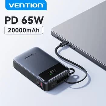 벤션 파워뱅크 65W 20000mAh ($6.00 / (약: 8,646원))