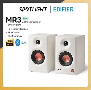 에디파이어 MR3 2.0 모니터 스피커 시스템, 고해상도 오디오 ($53.76 / (약: 77,473원))