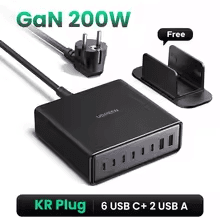 UGREEN 200W GaN KR플러그 충전기 ($52.80 / (약: 76,090원))