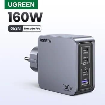 KR 플러그 UGREEN 160W GaN 충전기, PD3.1 QC4.0 3.0 고속 충전 ($39.49 / (약: 56,909원))