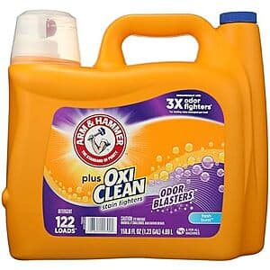 158.6-Oz Arm & Hammer Plus OxiClean Liquid Laundry Detergent ($12.48 / (약: 17,984원))