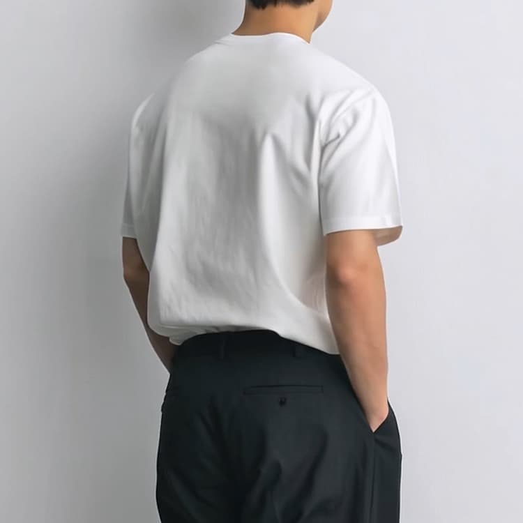 미넴 30수 무지 순면 반팔티 흰색, 3개 (0원 / 무료배송)