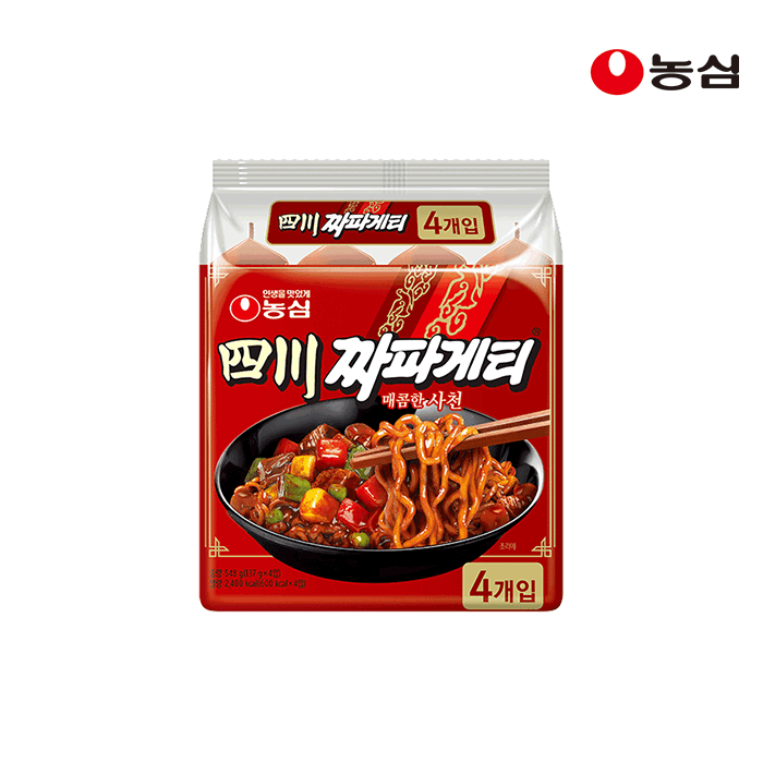 짜파게티 사천 137g 4개 (0원 / 무료배송)