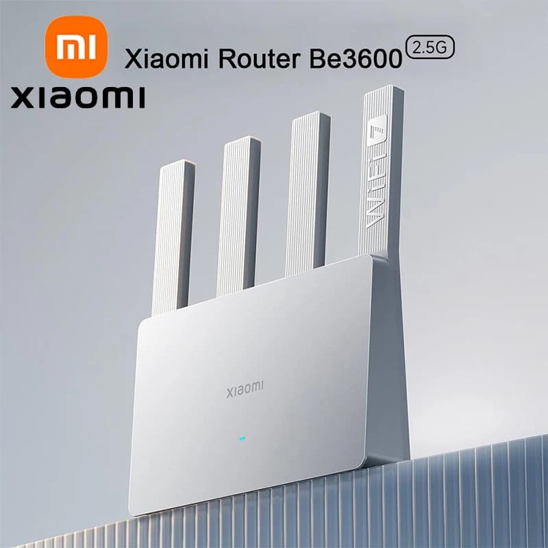 XIAOMI 라우터 BE3600 2.5G, 2.5G 고급 네트워크 포트 WiFi 7 ($31.35 / (약: 45,178원))