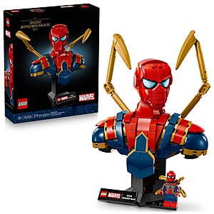 379-Pc LEGO Marvel Iron Spider-Man Bust Collectible ($48.00 / (약: 69,172원))