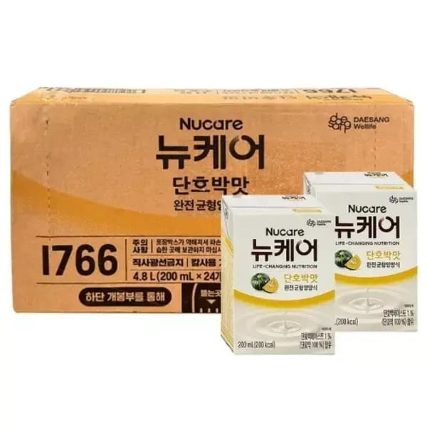 [롯데온]뉴케어 단호박맛 200ml 24팩 (38,900원/무료) (무료배송)