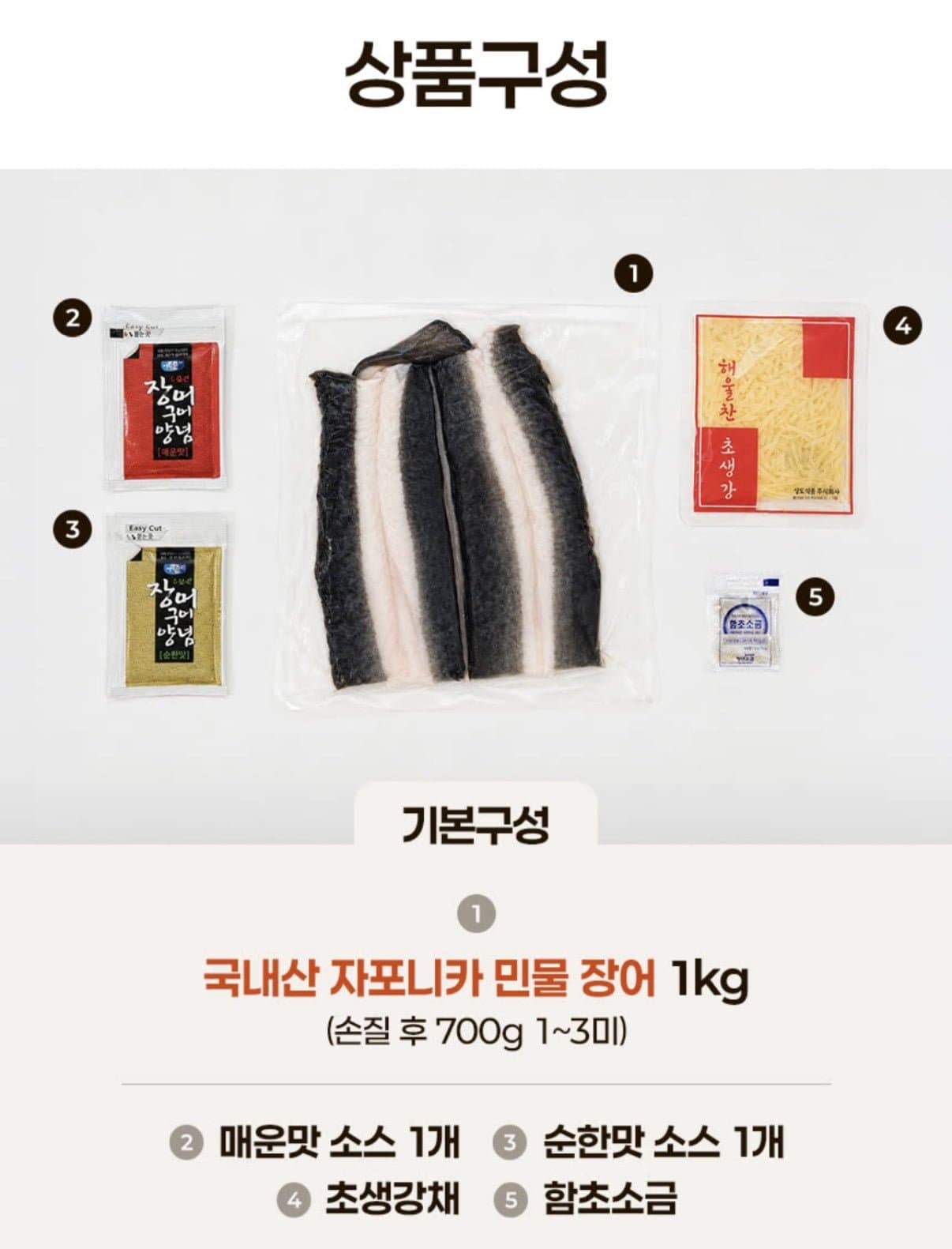 [우체국쇼핑]풍천 자포니카 민물장어 3미 손질후 700g (18,670원/무료) (무료배송)