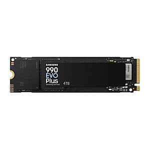 4TB Samsung 990 EVO Plus M.2 2280 PCIe Gen 4x4 NVMe Solid State Drive ($314.99 / (약: 453,932원))