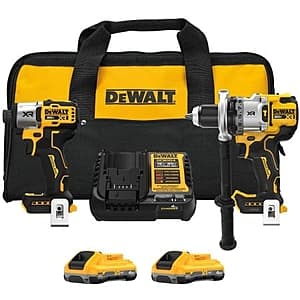 DEWALT 20V MAX XR 1 2" Hammer Drill & 1 4" Impact Driver Kit ($20.00 / (약: 28,822원))