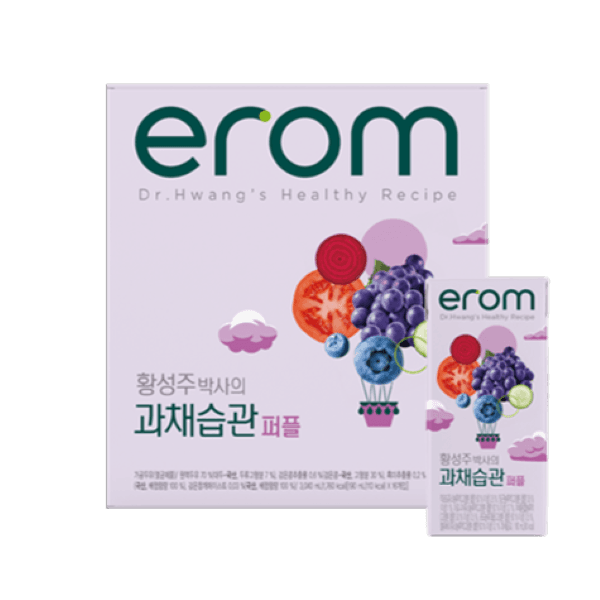 토스)이롬 황성주 박사의 과채습관 퍼플, 190ml, 16개 67%할인, 5,500원 (무료배송)