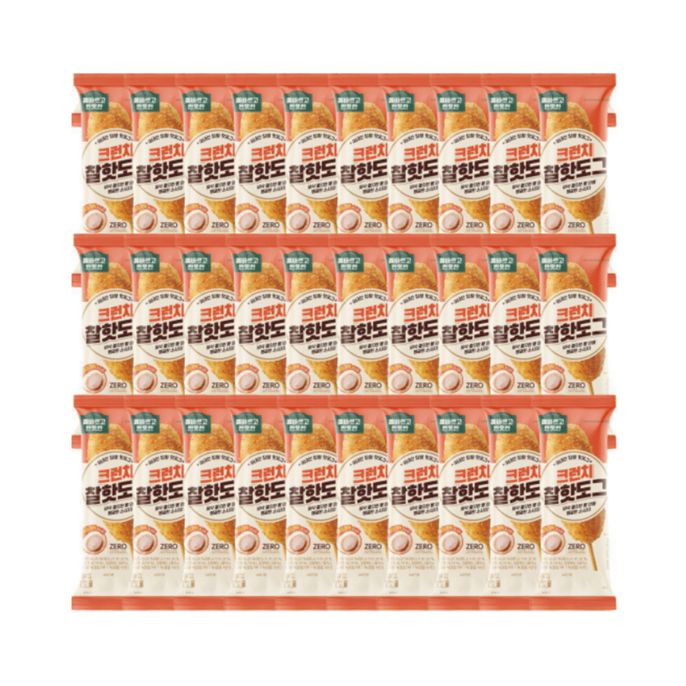 올반 크런치 찰 핫도그 75g x 30봉 KB NH 우리 (0원 / 무료배송)