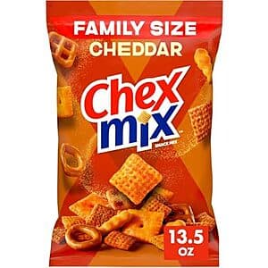 8-Pk 13.5-Oz Chex Mix Cheddar Snack Mix ($15.05 / (약: 21,688원))