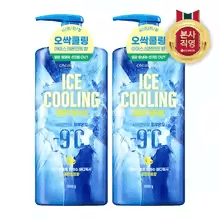 온더바디 아이스 쿨링 빙하수 바디워시 레몬민트향 1000g X 2개 (13,519원 / 무료배송)