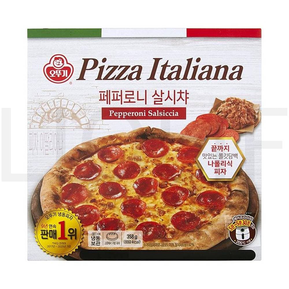 오뚜기 피자 이딸리아나 페퍼로니 살시챠 (냉동), 358g, 1개입, 2개 (0원 / 무료배송)